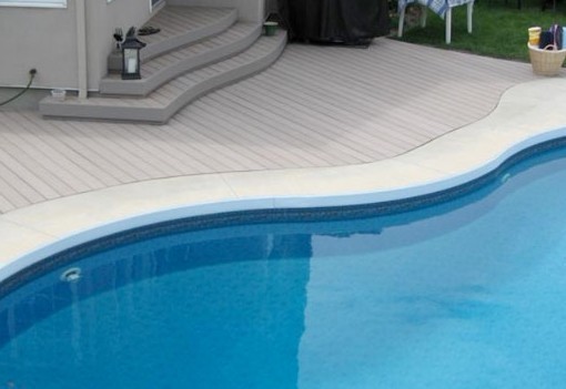 CAMINO WPC white colour decking