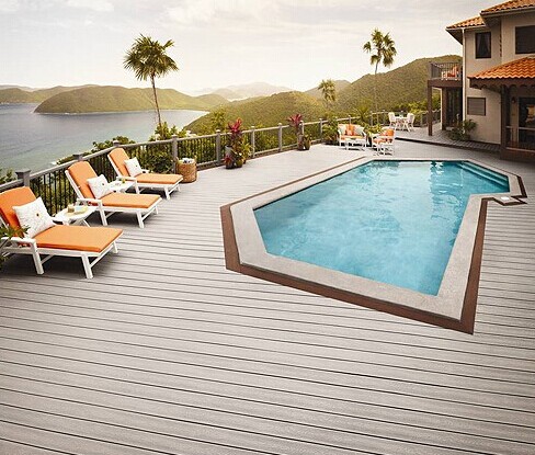 CAMINO Swimming Pool wpc decking